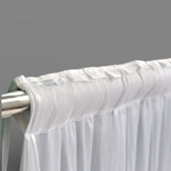 Backdrop   White Satin 3m x 3m 