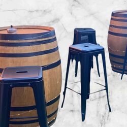 Bar Stools Metal    Black