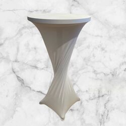 Bar Table Covers - White 