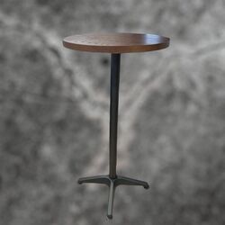 Bar Tables - Metal with Timber Top 