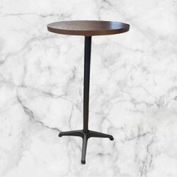 Bar Tables   Metal with Timber Top 