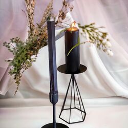 Black Metal Candle Stands