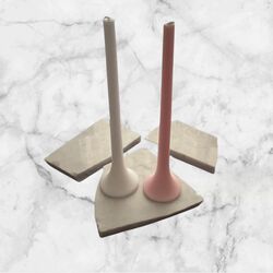Black or White Marble Pieces 