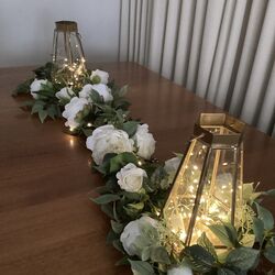 Brass Hexagonal Lanterns 