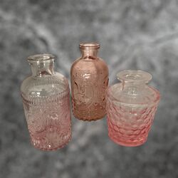 Bud Vase - Pink Vintage Style 