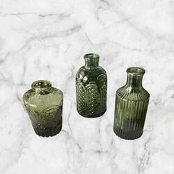Bud Vases - Emerald Green 