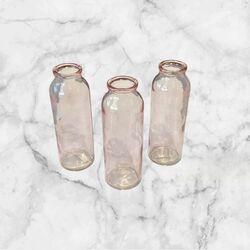 Bud Vase - Pink Glass 