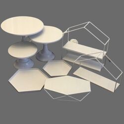 Cake Stand Set   8 piece