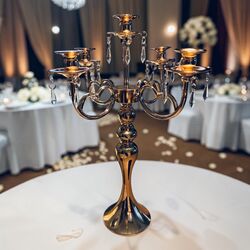 Candelabra  Gold 5 arm 