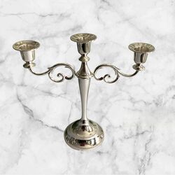 Candelabra - Silver - 3 arm 