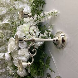 Candelabra  Silver  3 arm 