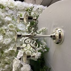 Candelabra  Silver  5 arm 