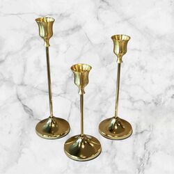 Candlestick Holders - Gold 