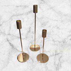 Candlestick Holders - Gold 