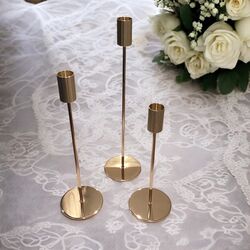 Candlestick Holders  Gold 