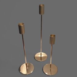 Candlestick Holders   Gold 