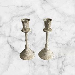 Candlesticks - Vintage Silver