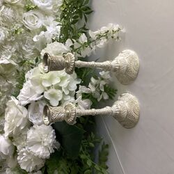 Candlesticks  Vintage Silver
