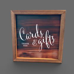Cards + Gifts   Wooden Frame 