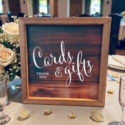 Cards + Gifts   Wooden Frame 