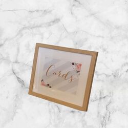 Cards Sign - Timber Frame 