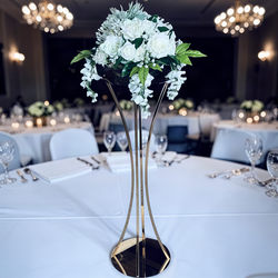 Centrepiece Gold Stands 