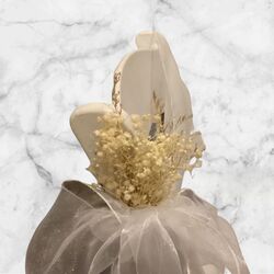 Ceremony Aisle Chairs   Dried Babys Breath Set of 8