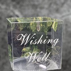 Wishing Well - Clear Acrylic - 30cm 