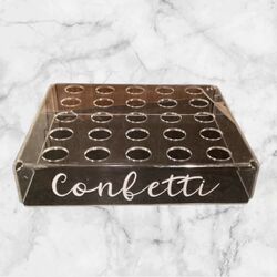 Confetti Holders   Acrylic 