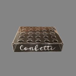 Confetti Holders   Acrylic 