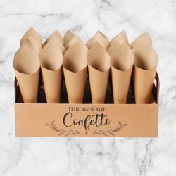 Confetti Tray and Cones - DIY 