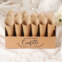 Confetti Tray and Cones   DIY 