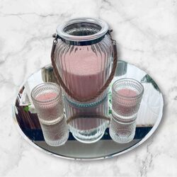 Crystal Candle Sand Wax -   Pale Pink 