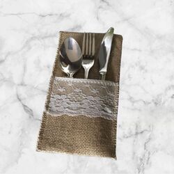 Cutlery Holders - Hessian 