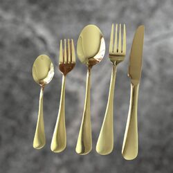 Cutlery - 5 piece Gold Sets