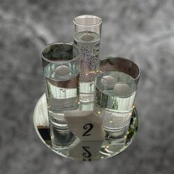 Cylinder Glass Vase Set of 3