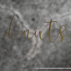 Donut Board   Clear Acrylic 