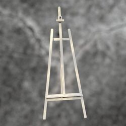 Easel - White Wooden Floor Easel