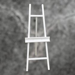 Easel - White Wooden Floor Easel 