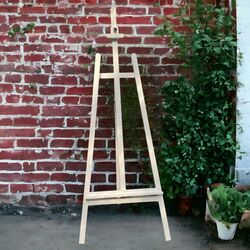 Easel   White Wooden Floor Easel