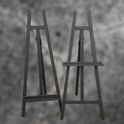 Easels   Black Wooden 