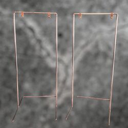 Easels - Copper Stands With Leather Straps