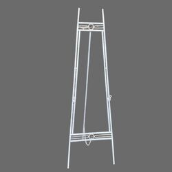 Easels   White Metal Floor Easel   Plain 