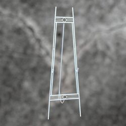 Easels   White Metal Plain 