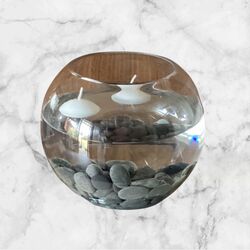 Fish Bowls   Clear Glass 