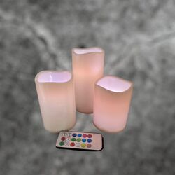 Flicker Candles - Plastic LED with Remote