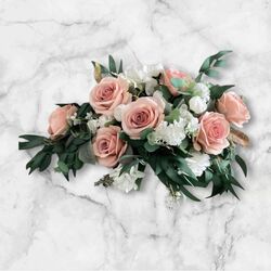 Flower Bowls - Dusty Pink/Green