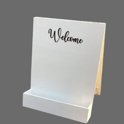 Flower Box Welcome Sign 