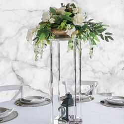 Flower Display Stands   Clear Acrylic  60 x 20cm 