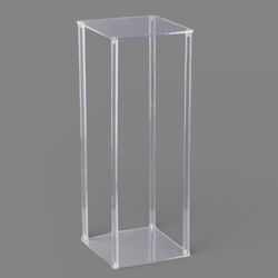 Flower Display Stands   Clear Acrylic  60 x 20cm 